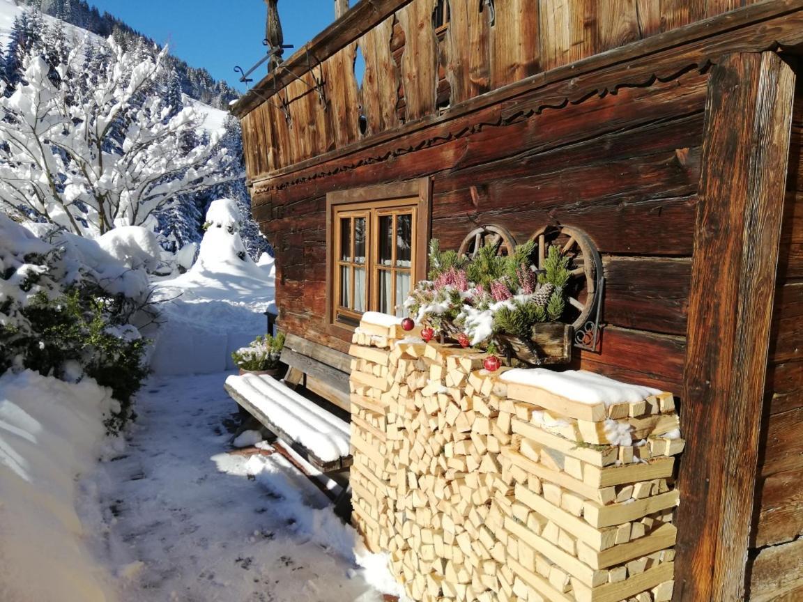 Holzfällerhaus Melkstatt Villa Auffach Exteriör bild